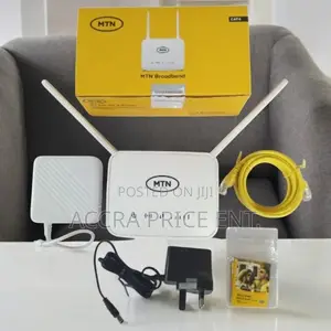 MTN Universal Broadband 4G Router + Backup Battery - White