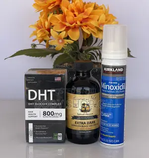Kirkland Minoxidil Foam +Castor Oil + DHT Blocker -for Hair