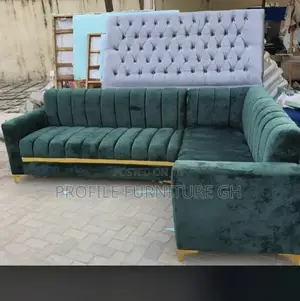 Plethora Green L-shape Sofa For Soft Relaxation
