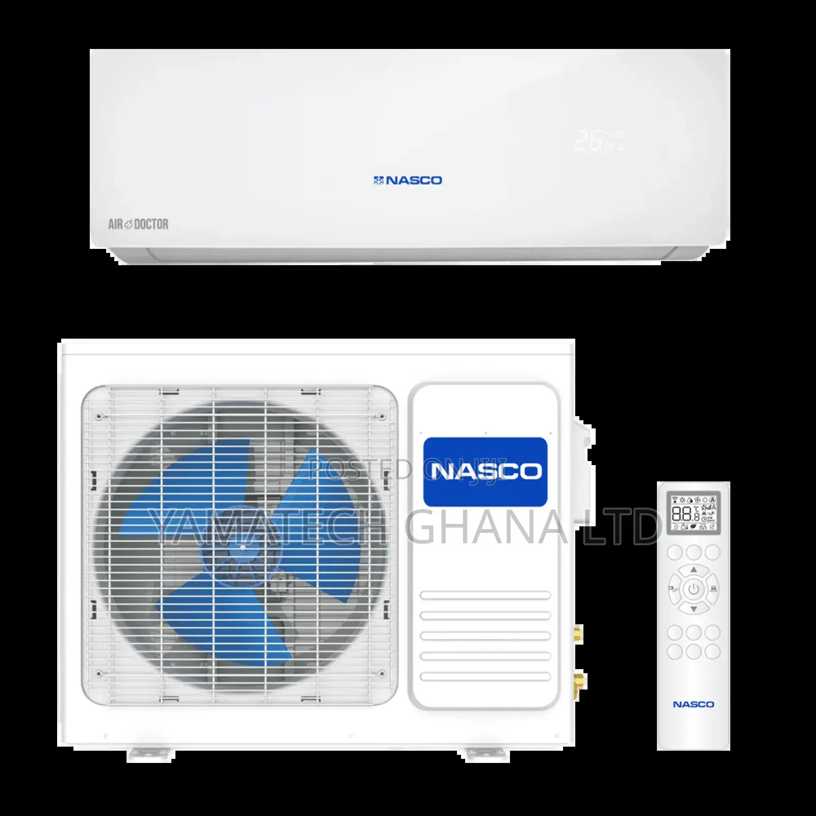 Nasco 2.0hp R410 Split Air Doctor Ac | Virus Removal