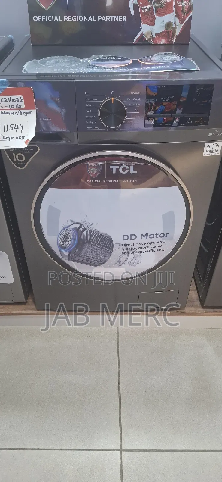 Promo 10.5kg TCL Wash and Instantly Dry Washing Machine New