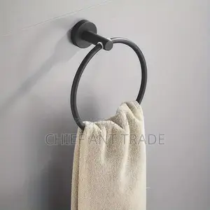 Towel Ring. Black. Gjs6606k