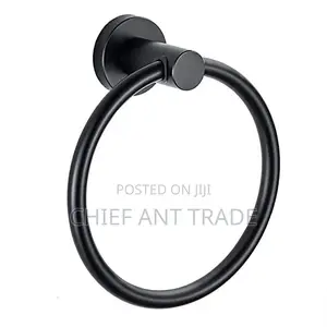 Towel Ring. Black. Gjs6606k