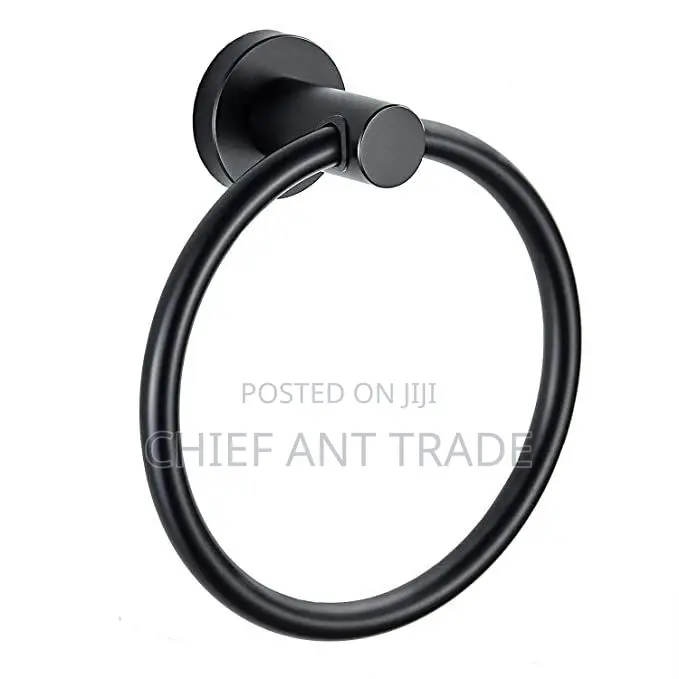 Towel Ring. Black. Gjs6606k