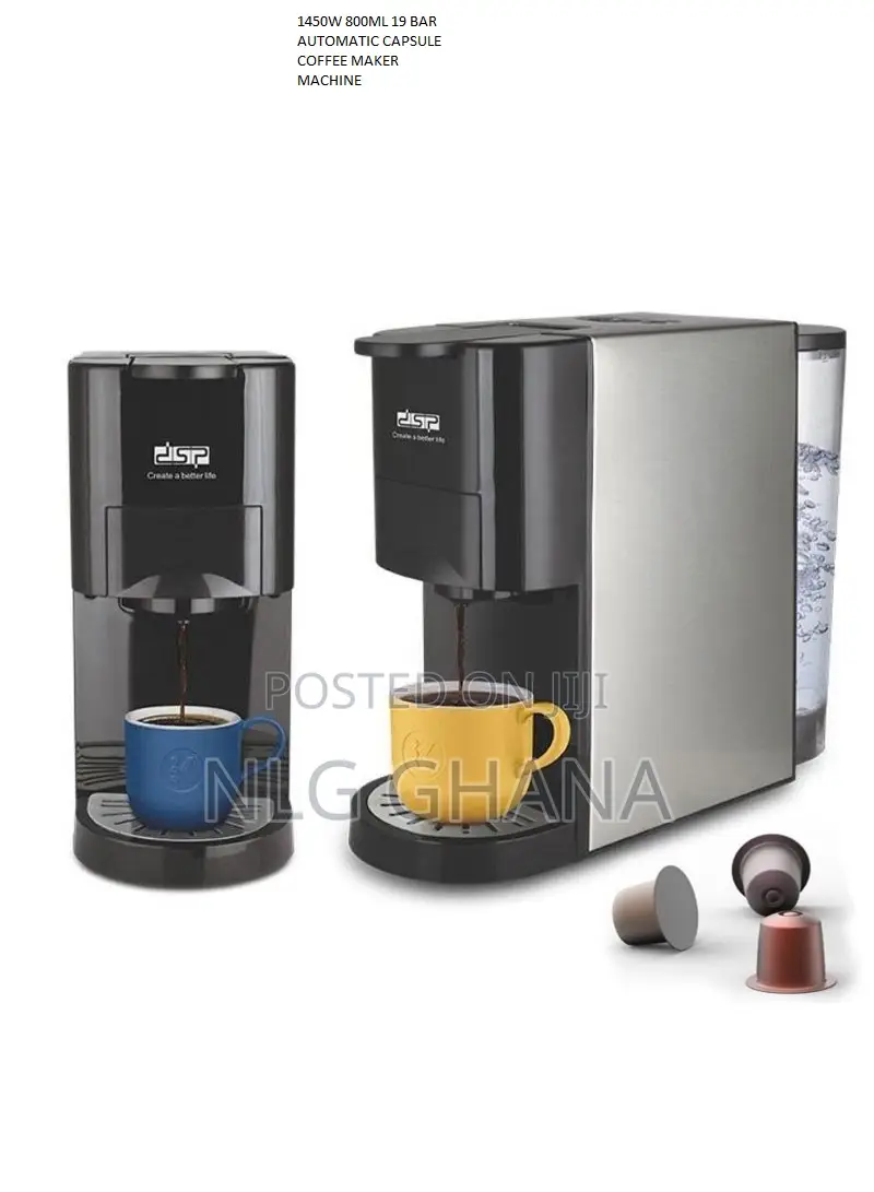 1450W 800ml 19 Bar Automatic Capsule Coffee Maker Machine
