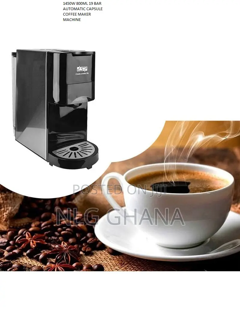1450W 800ml 19 Bar Automatic Capsule Coffee Maker Machine
