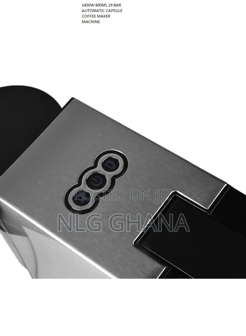 1450W 800ml 19 Bar Automatic Capsule Coffee Maker Machine