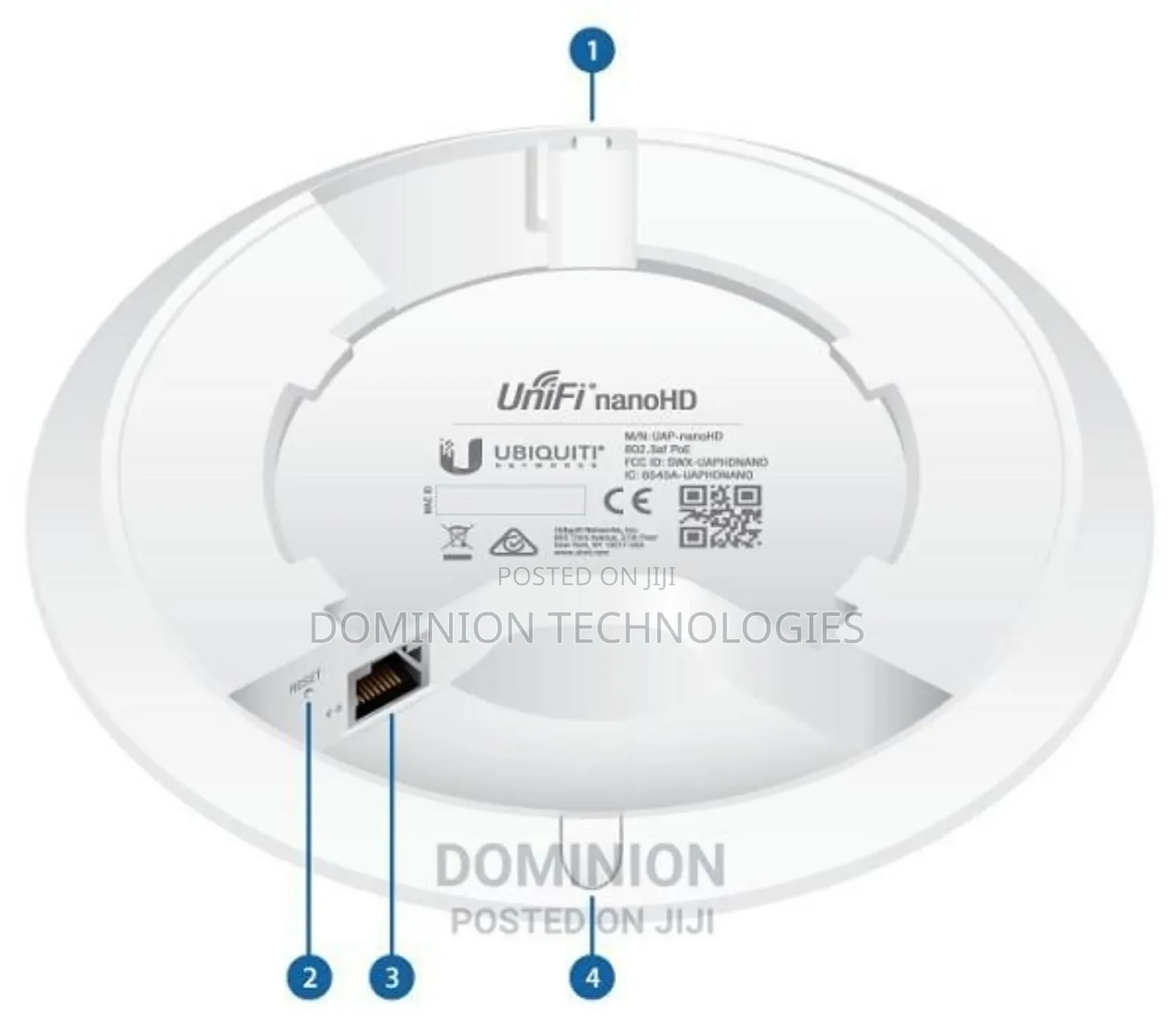 Ubiquiti Unifi Nanohd Compact 802.11ac Wave2 MU-MIMO Enterpr