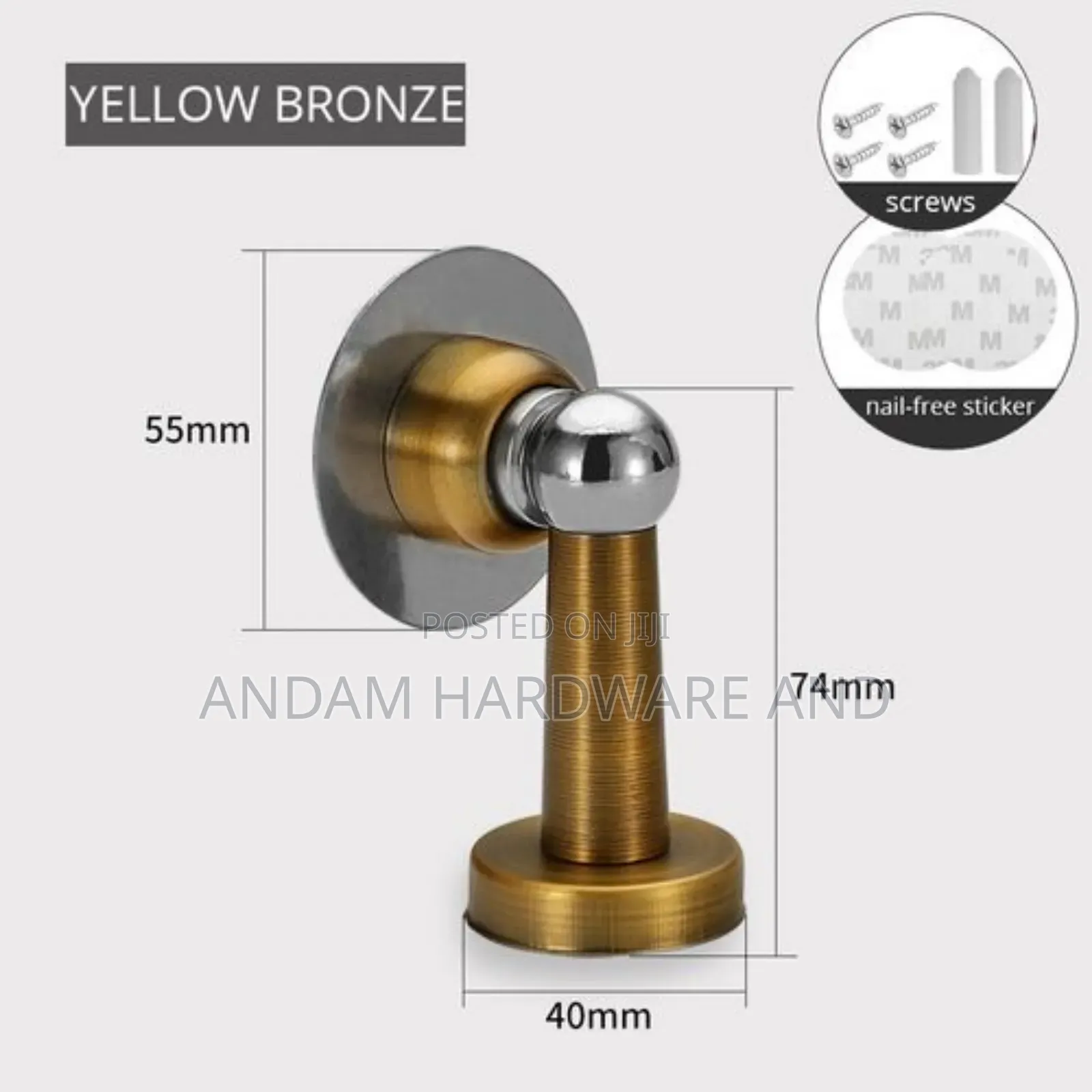 Magnetic Door Stopper Wall Mount