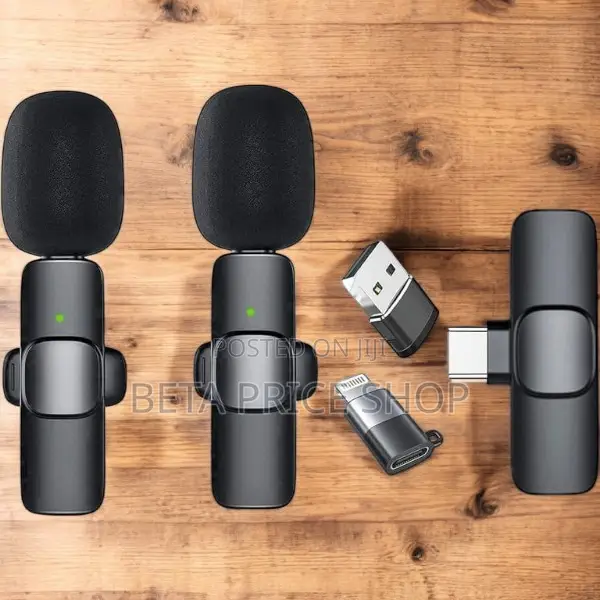 2 in 1 Wireless Microphone for Android and iPhone