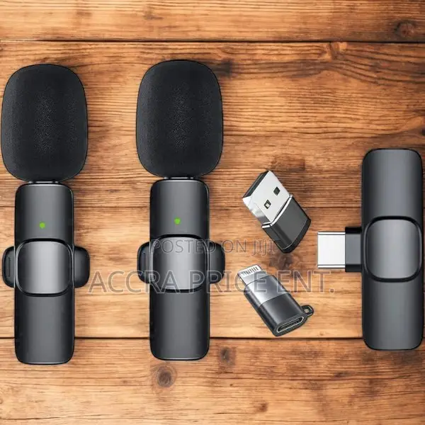 2 in 1 Wireless Microphone for Android and iPhone