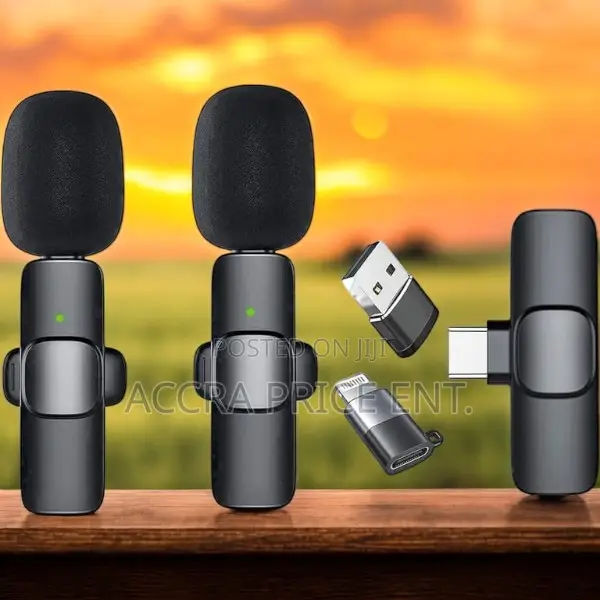 2 in 1 Wireless Microphone for Android and iPhone
