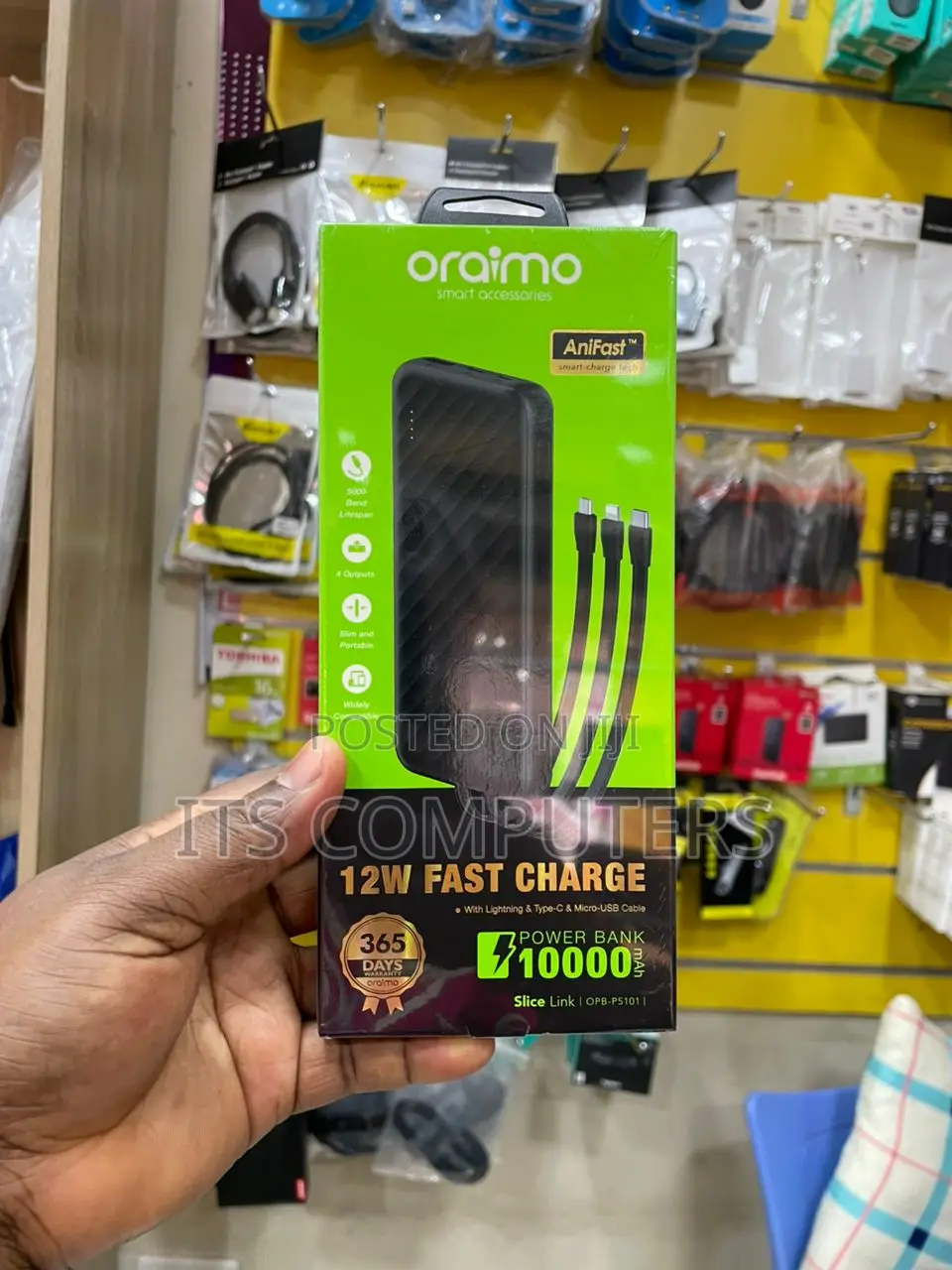 Oraimo 10000mah Power Bank Opb-P5101