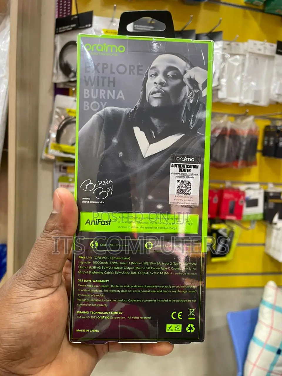 Oraimo 10000mah Power Bank Opb-P5101