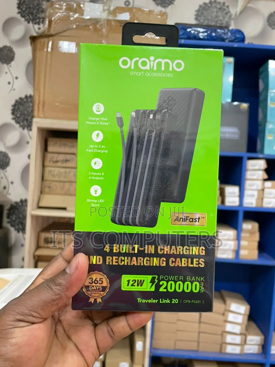 Oraimo 20000mah Power Bank Opb-P5201