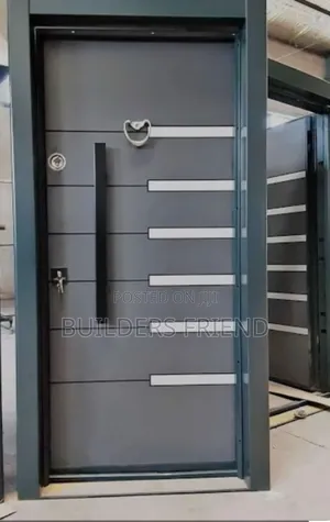 Executive Composite Heavy One Half Turkish Security Door Set