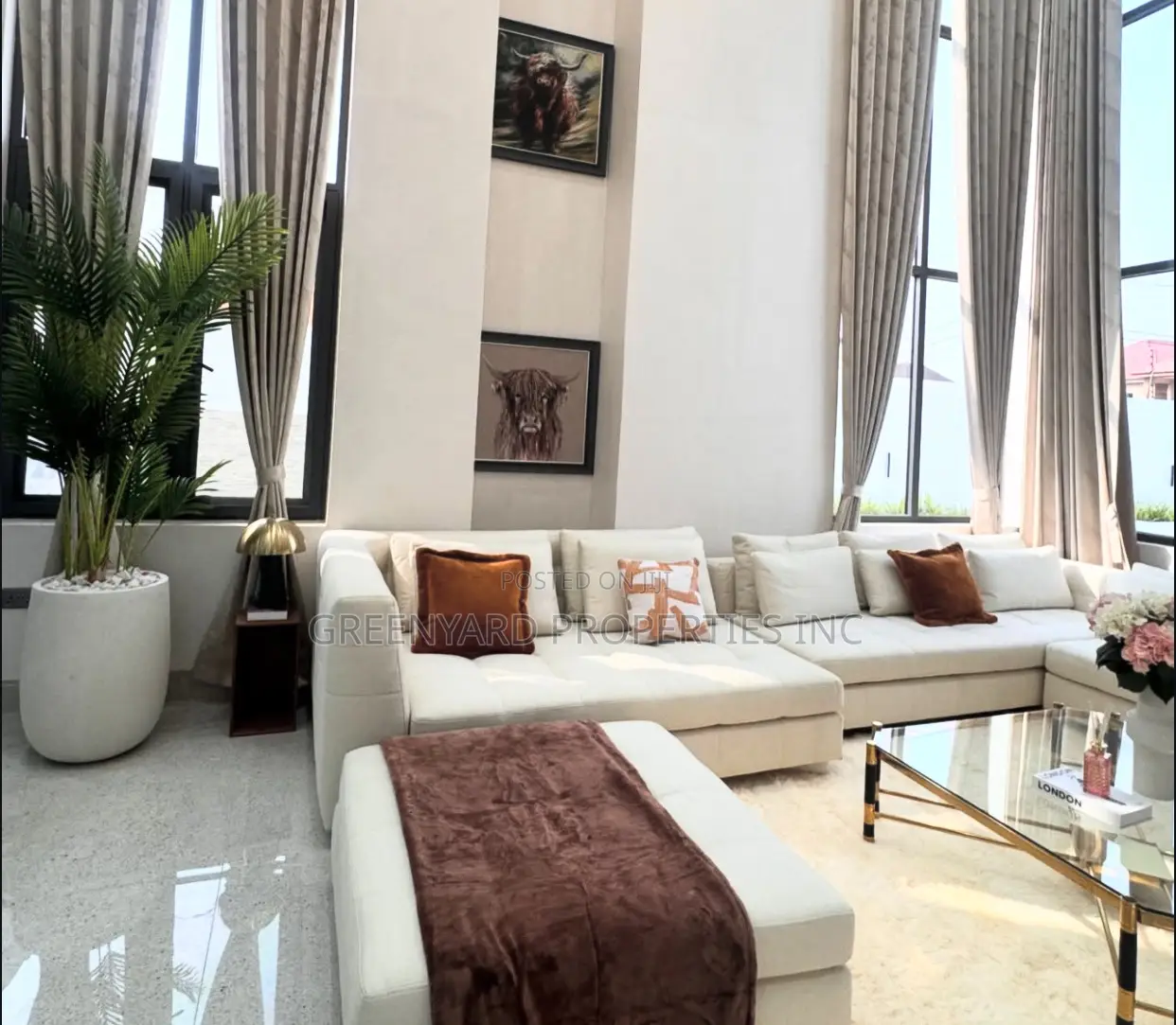Furnished 4bdrm Duplex in East Legon Hills for sale