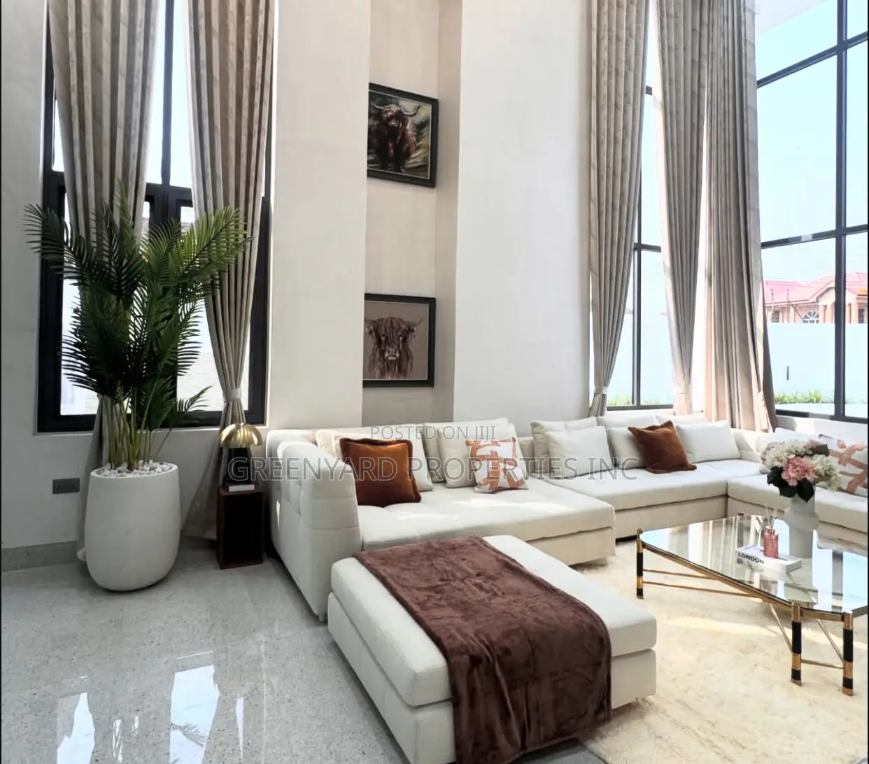 Furnished 4bdrm Duplex in East Legon Hills for sale