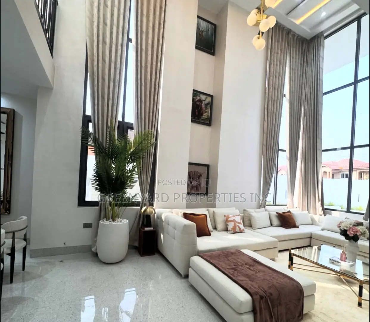Furnished 4bdrm Duplex in East Legon Hills for sale