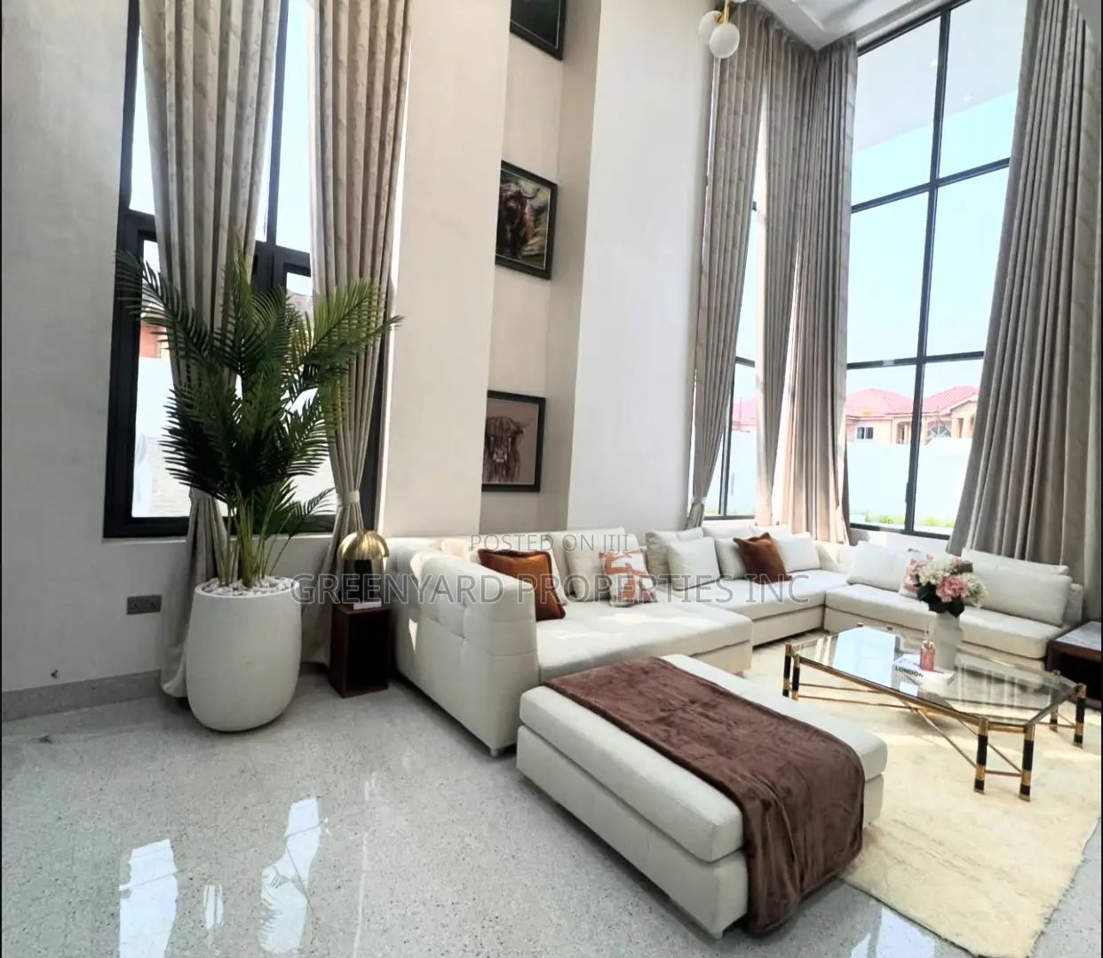 Furnished 4bdrm Duplex in East Legon Hills for sale