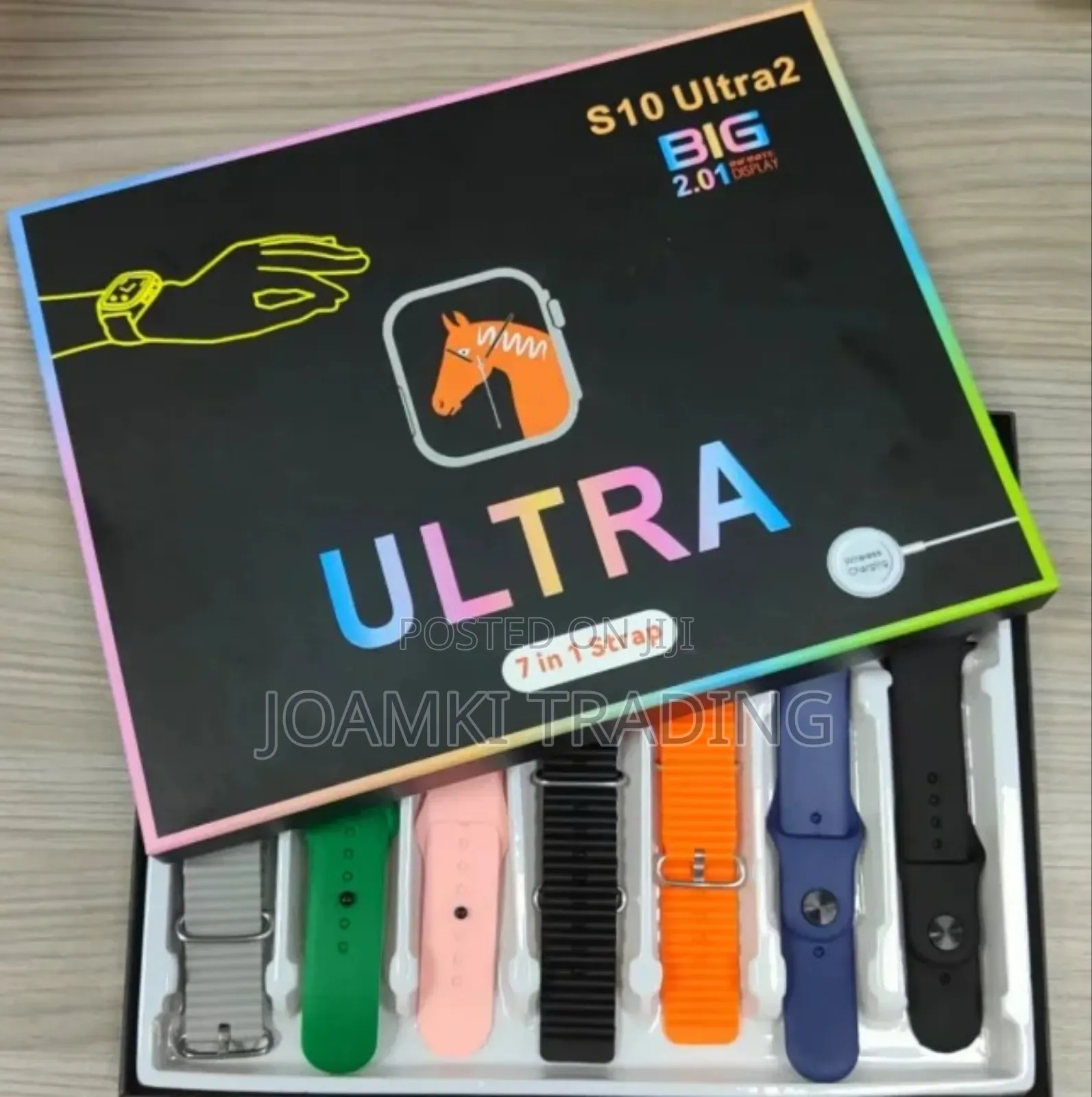 7 in 1 S10 Ultra 2 Smart Watch, Bluetooth Call, Ios/Android
