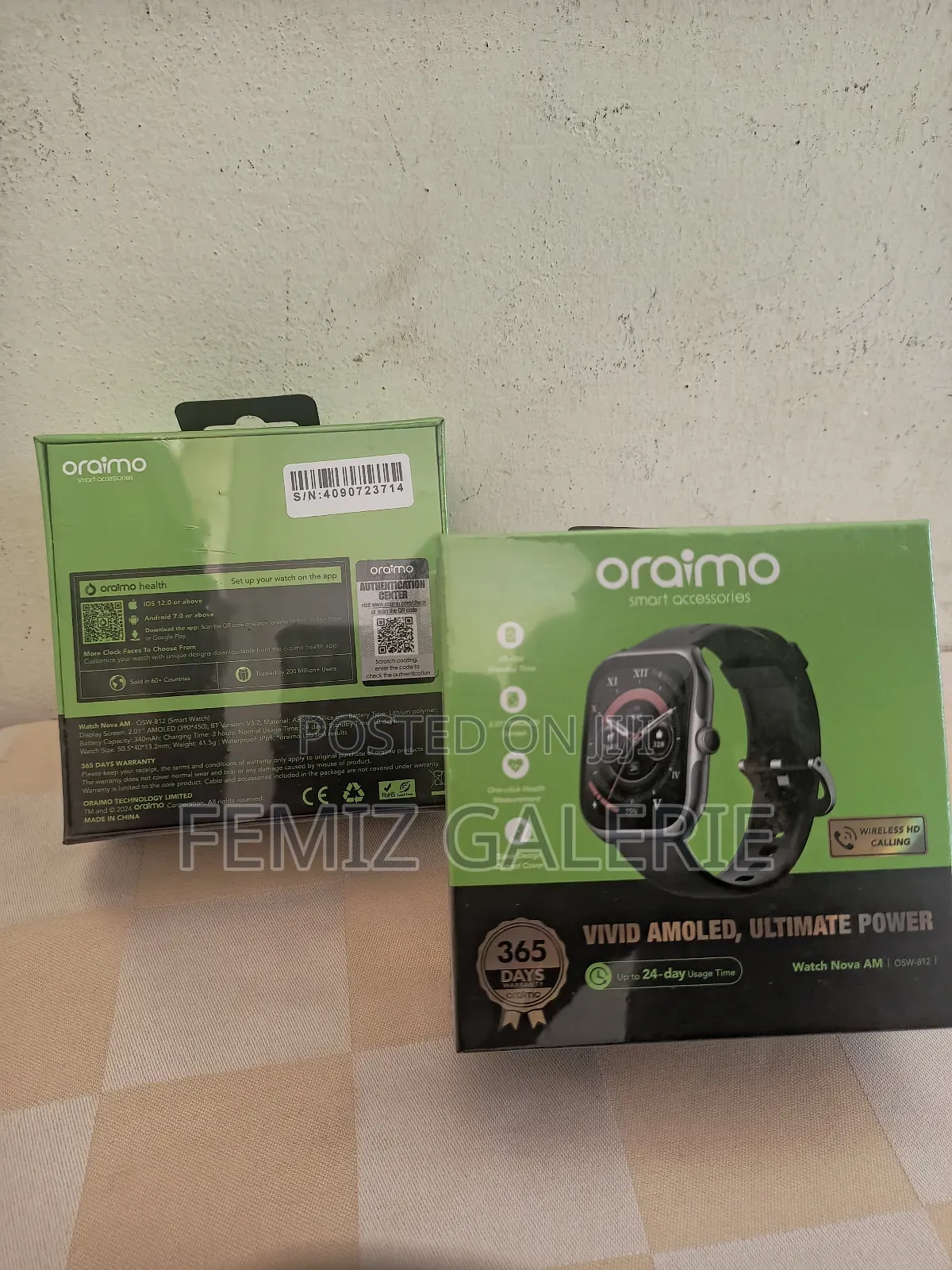 Oraimo Watch Nova Am 2.01" Amoled Curved Screen