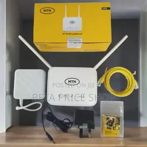 MTN Universal Broadband 4G Router + Backup Battery - White