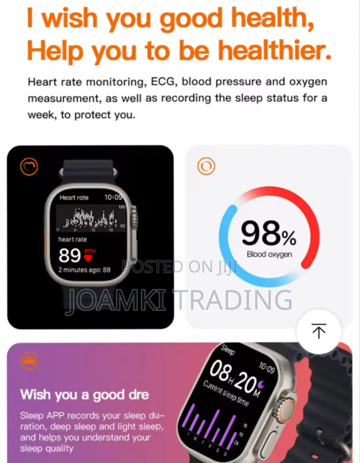 7 in 1 S10 Ultra 2 Smart Watch, Bluetooth Call, Ios/Android