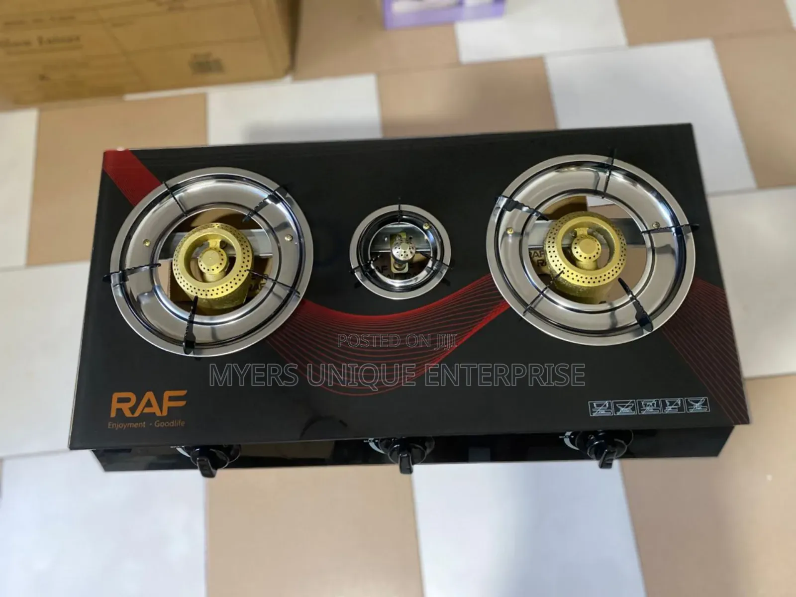Raf Auto Ignition Home Cooking Gas Stove (3 Burner)