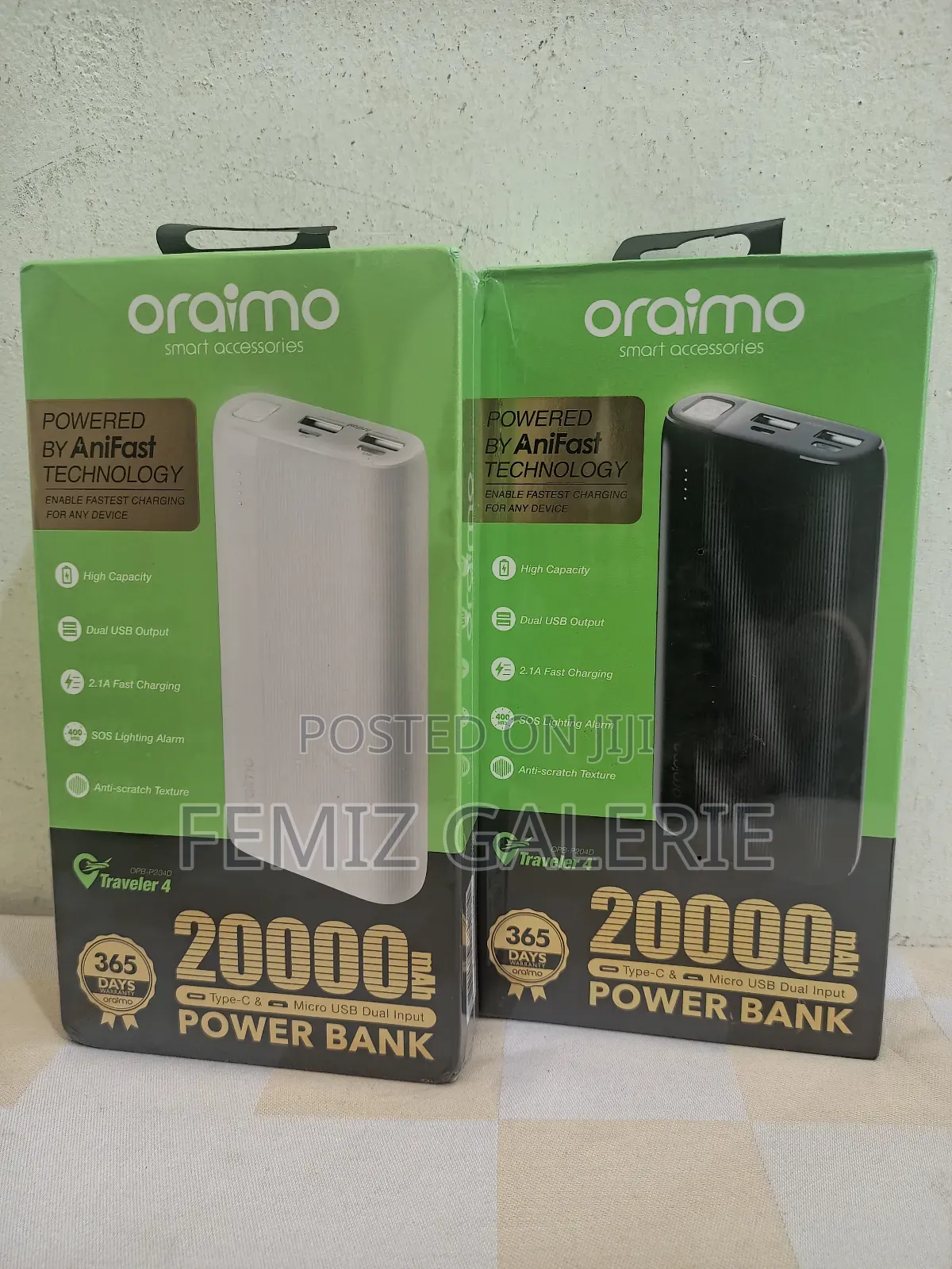Oraimo Traveler 4 20000 Mah 10.5W Power Bank