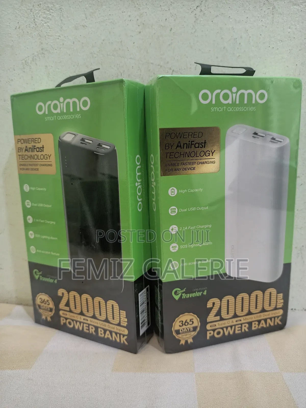 Oraimo Traveler 4 20000 Mah 10.5W Power Bank