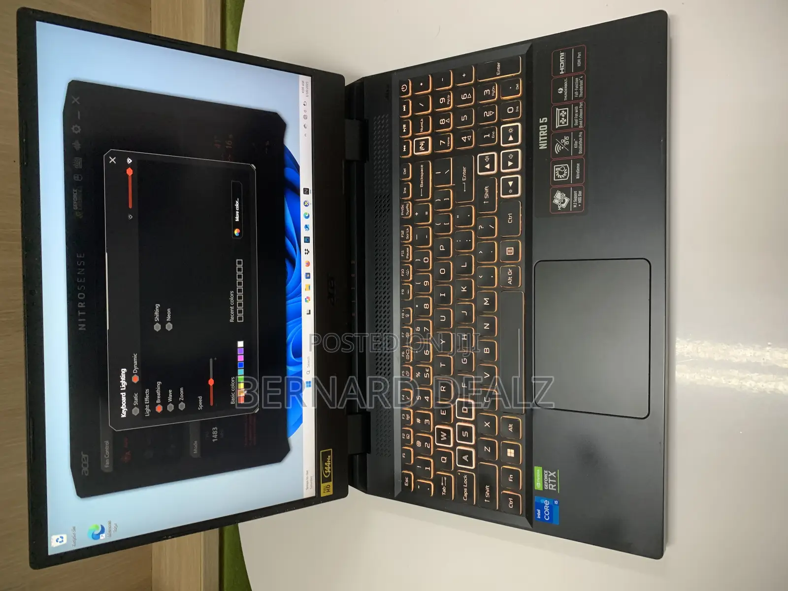 New Laptop Acer Nitro 5 16GB Intel Core i5 HDD+SSD 512GB