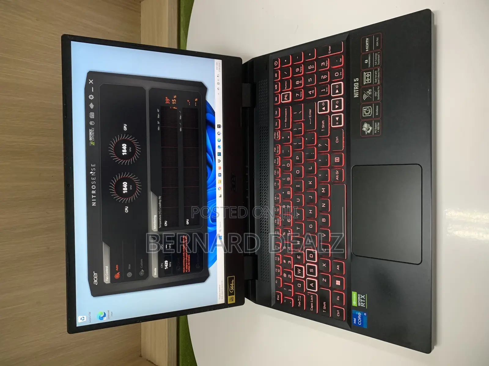 New Laptop Acer Nitro 5 16GB Intel Core i5 HDD+SSD 512GB