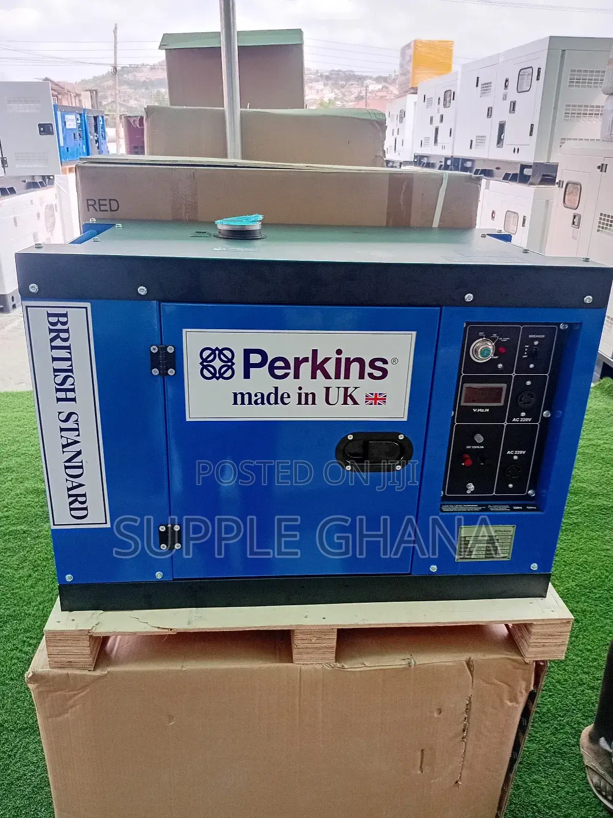 Uk Made Perkins Diesel Generator 15.0kva 16500w Smaller Size