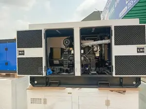 Perkins Silent Diesel Generator 35kva White and Good Engine