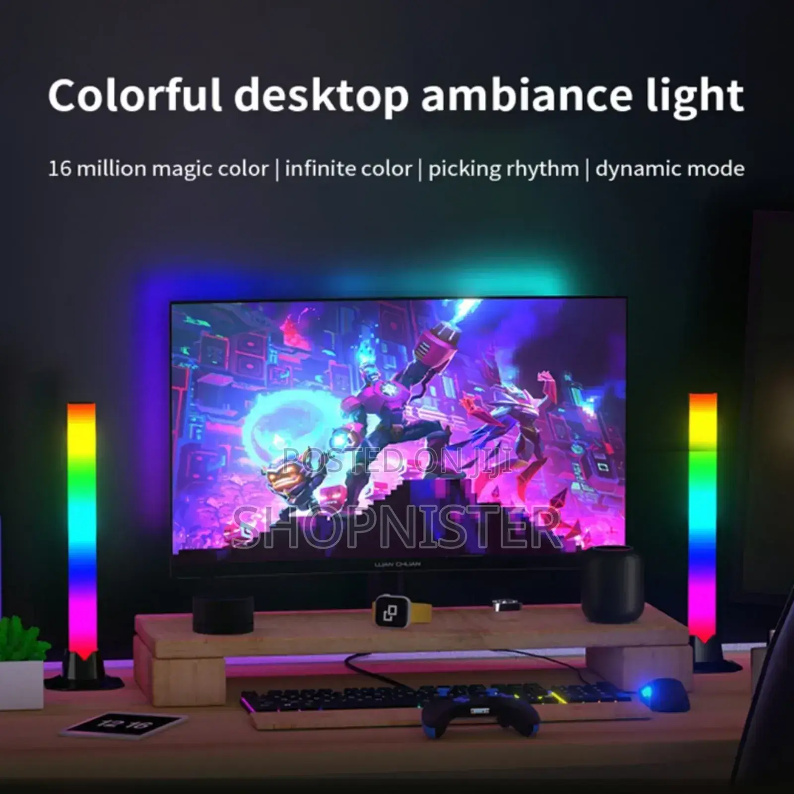 Table RBG Light Mood With Remote and Music Sync