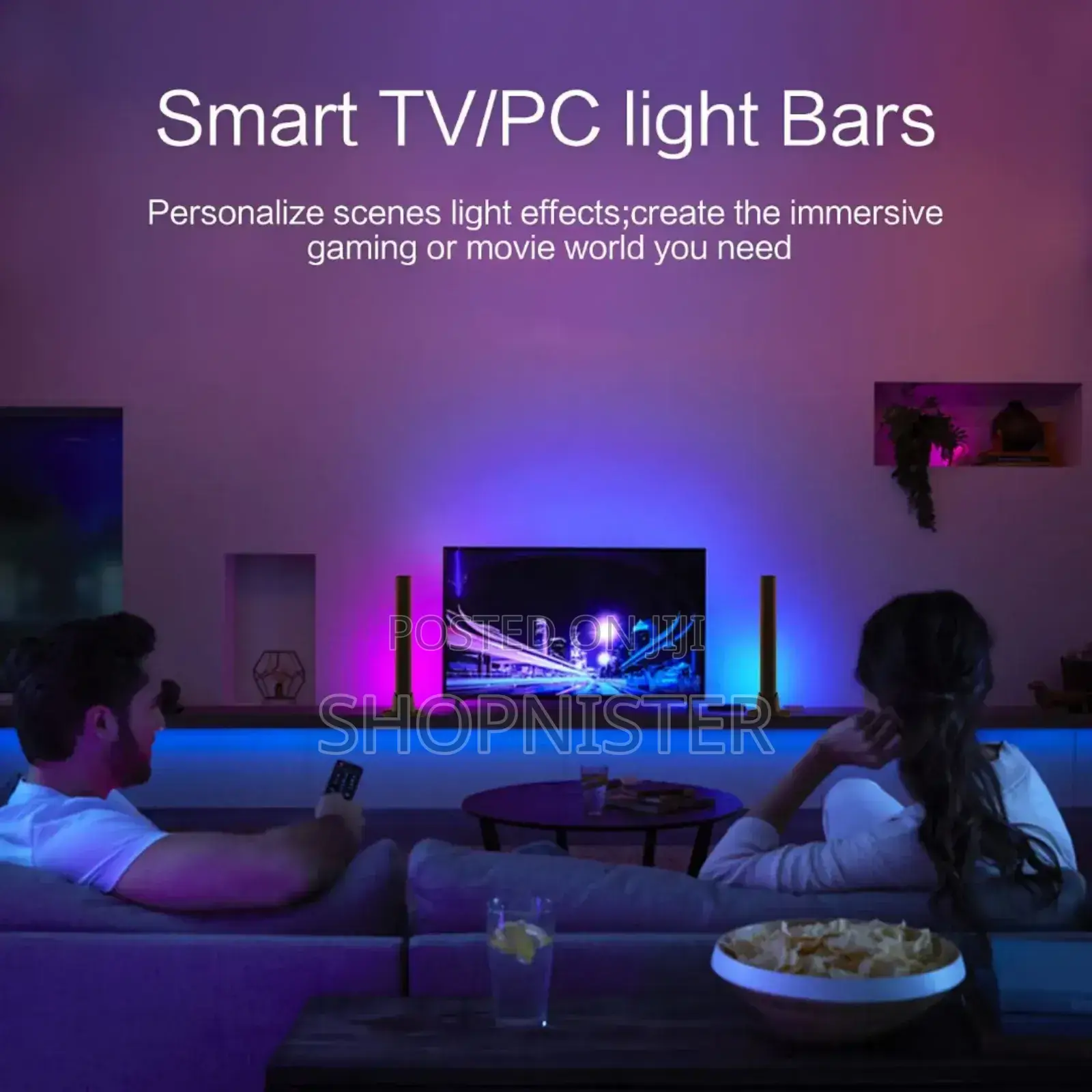 Table RBG Light Mood With Remote and Music Sync