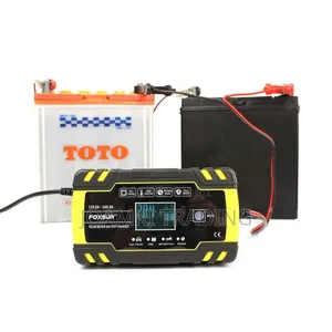 12v-24v Car Battery Charger, Pulse Repair With LCD