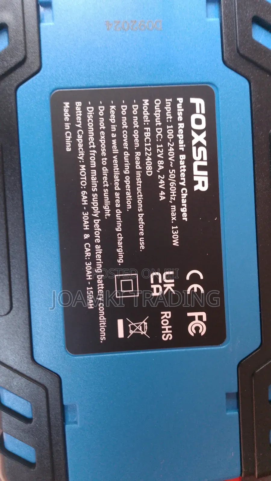 12v-24v Car Battery Charger, Pulse Repair With LCD