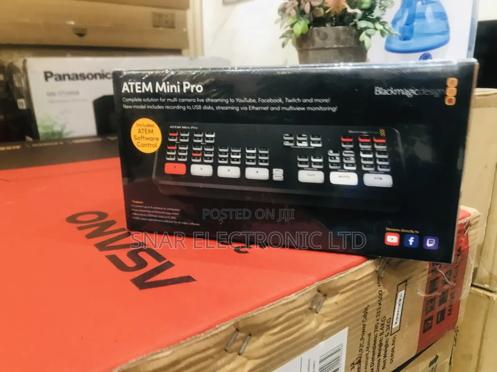 Design ATEM Mini Pro Channel Live Stream