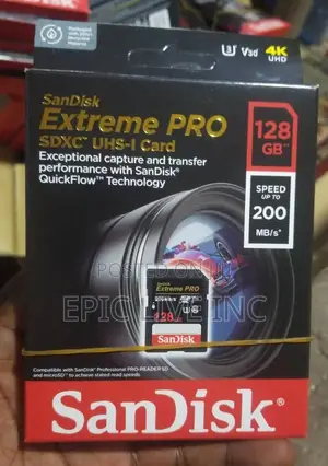 Extreme Pro 128GB SD XC (200mbs)