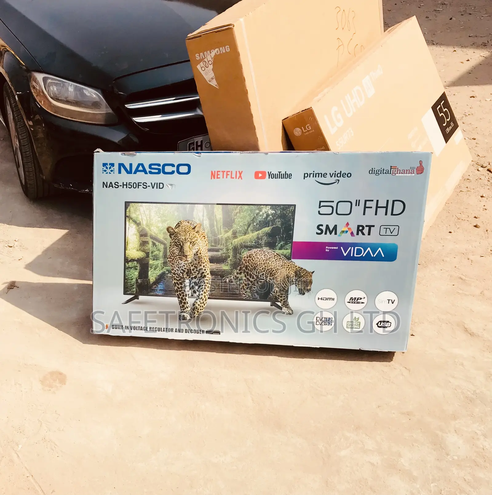 Nasco 50 Inch Smart Crystal Streamline Led UHD Tv