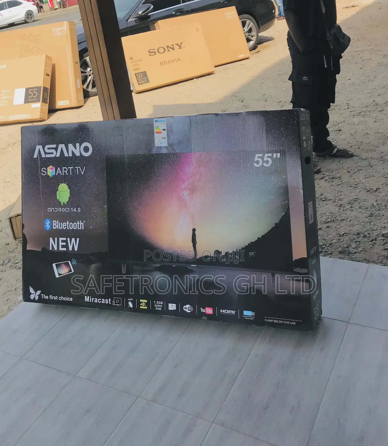 Buy Crystal Smart 55 Inch Clever Asano Led Tv