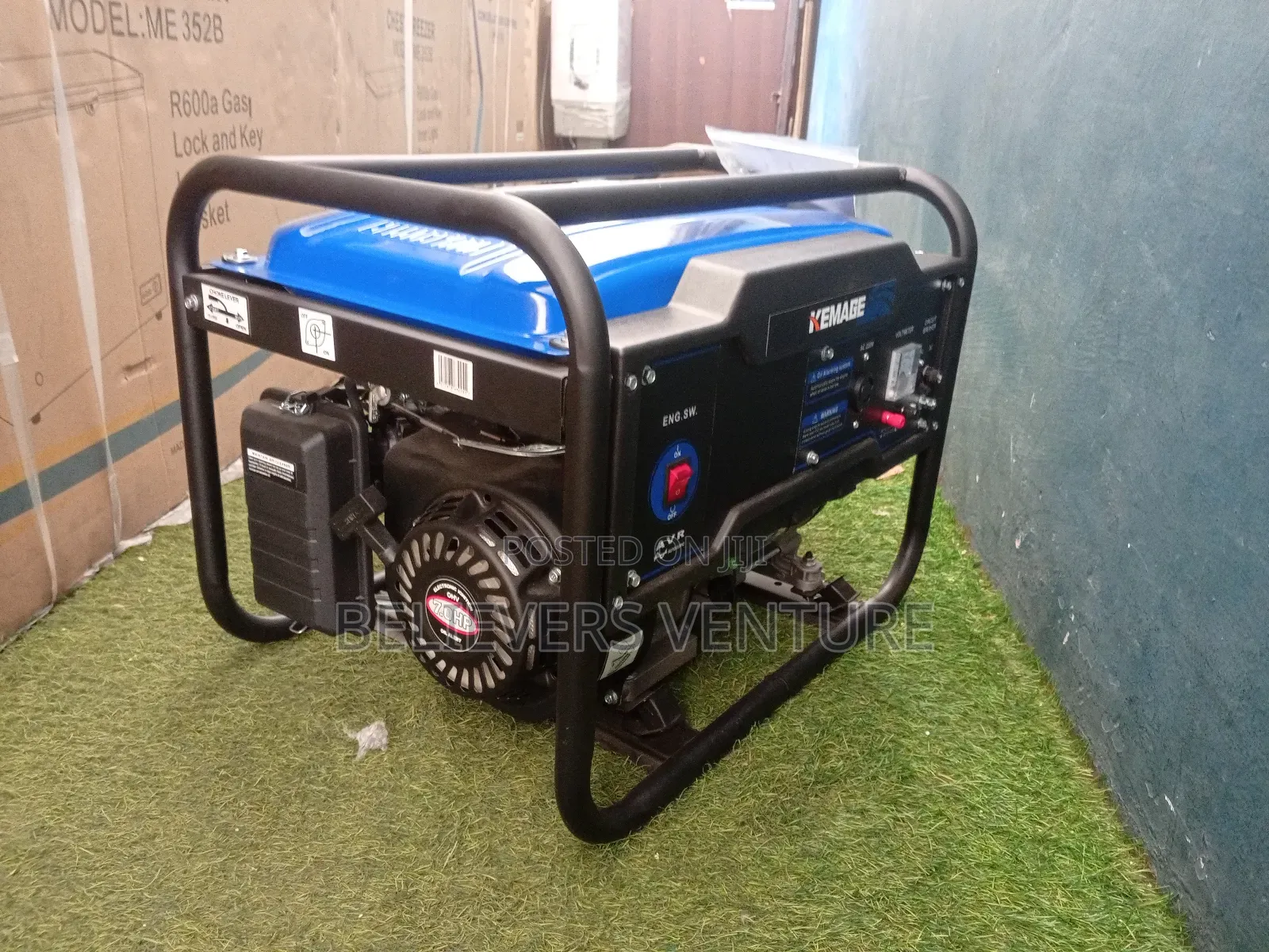 100% Copper Generator Kemage 7.0kva 8000W Silent Generator