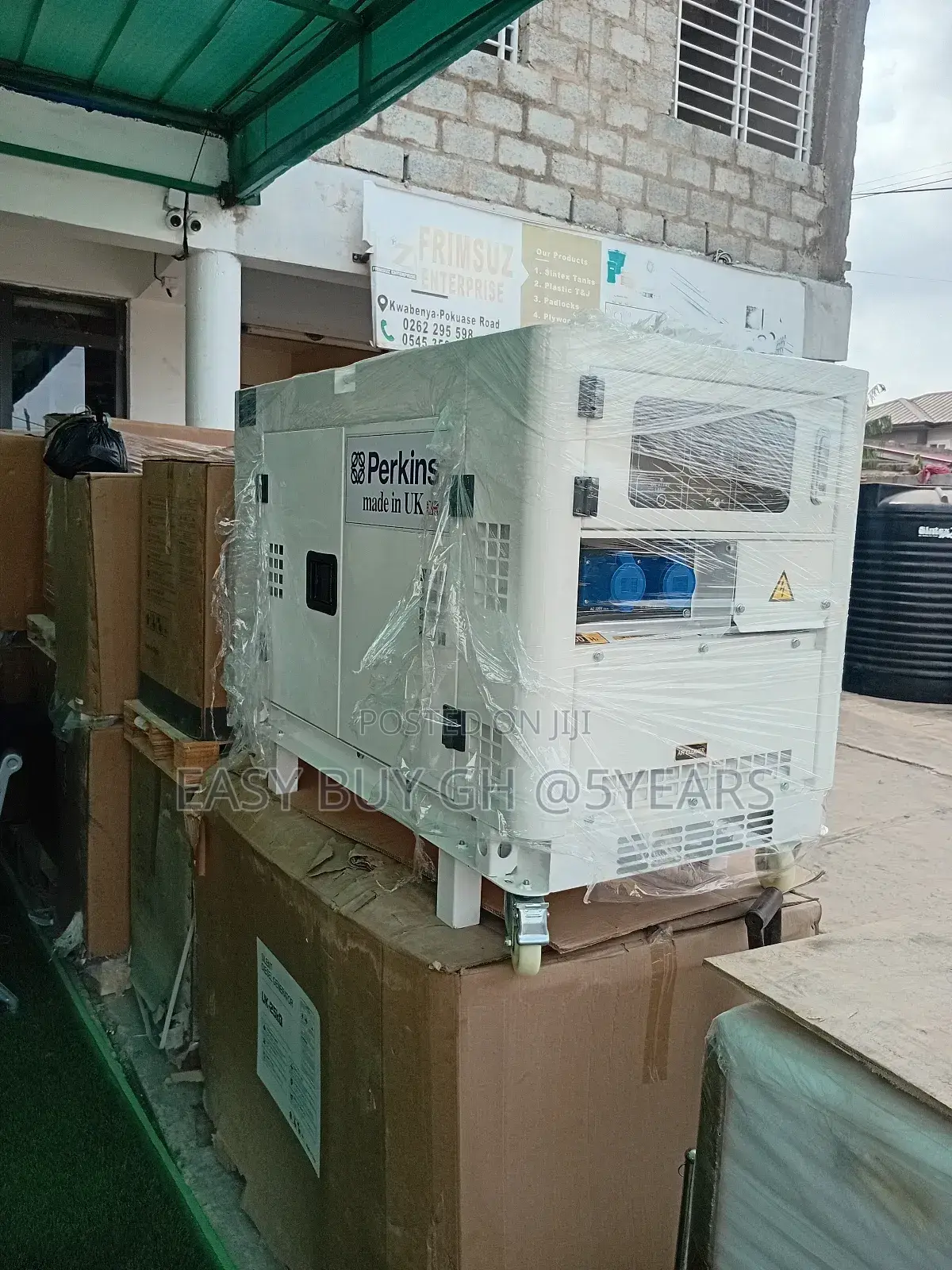 Perkins Silent Diesel Generator 15kva 18000watts With Wheel