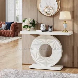 Console Table Geometric Base