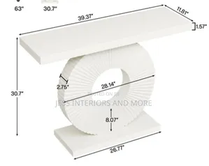 Console Table Geometric Base