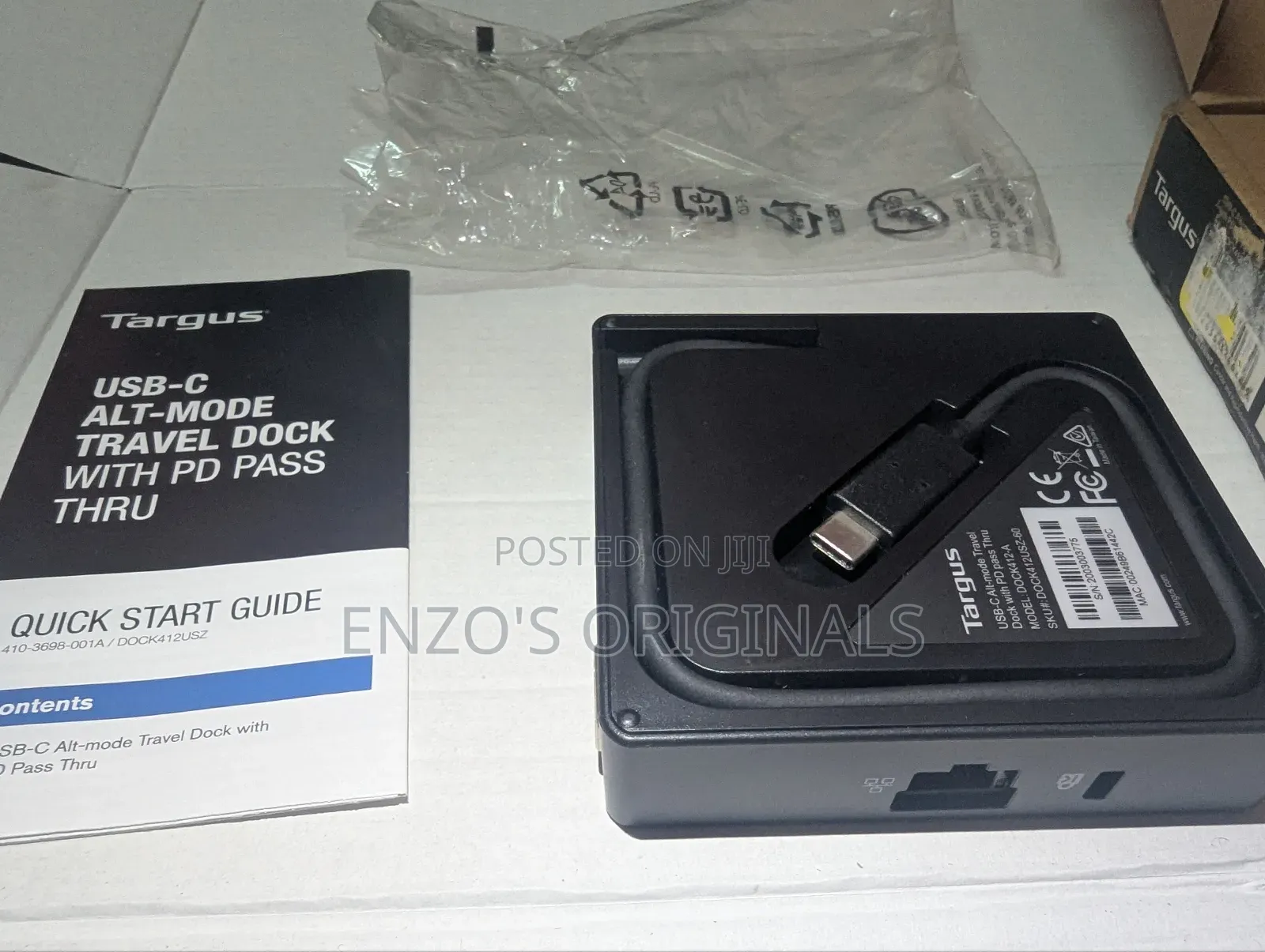 Targus Dock 412 Usb-c Robust Docking Station Multi Hub New