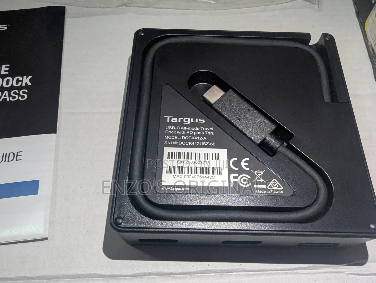 Targus Dock 412 Usb-c Robust Docking Station Multi Hub New