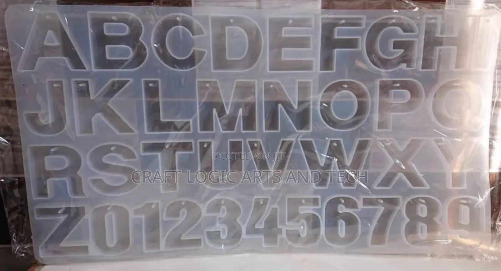 Alphabet Mold For Epoxy Resin Art Letters Silicone Mold